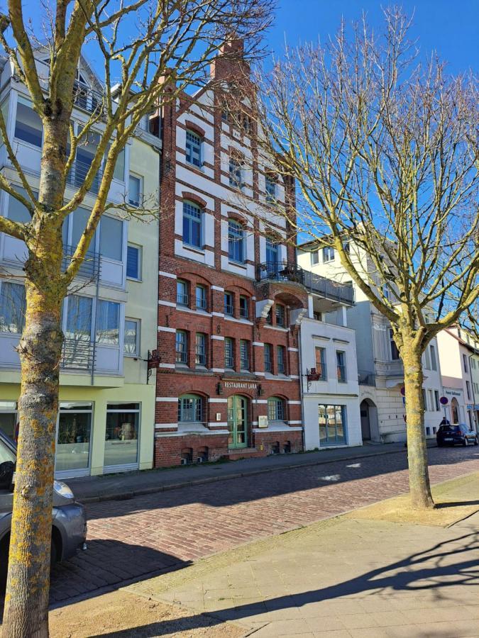 Urige Ferienwohnung im Hafen Stralsunds Exterior foto